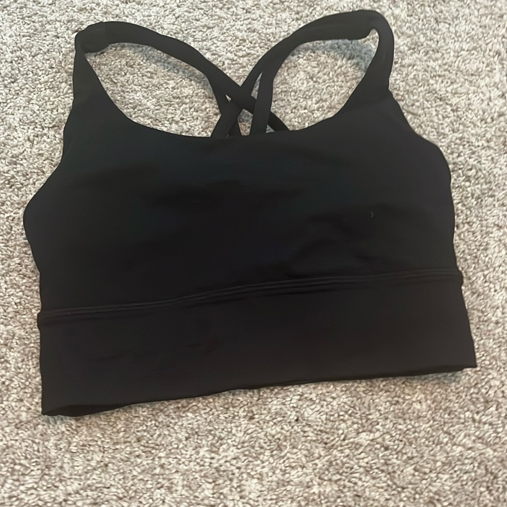 lululemon black sports bra